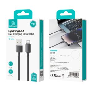 Cáp sạc nhanh USB to Lightning USAMS SJ709 2.4A
