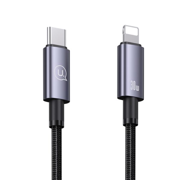 Cáp sạc nhanh và truyền dữ liệu Type C to Lightning USAMS SJ662