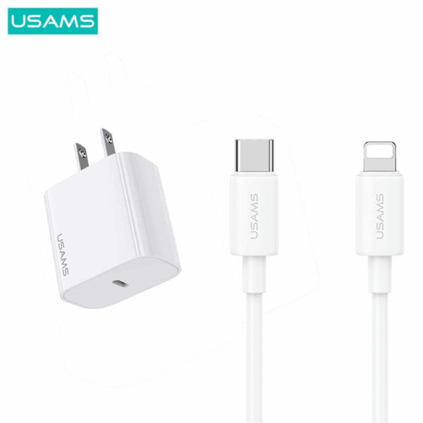 Bộ củ sạc USAMS-OY( Củ CC228 PD20W+ Cáp SJ712 30W