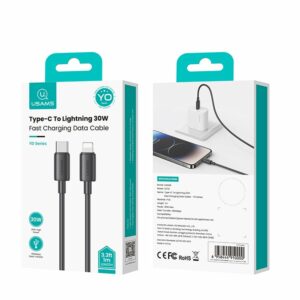 Cáp Sạc Nhanh Type C To Lightning USAMS SJ712 30W