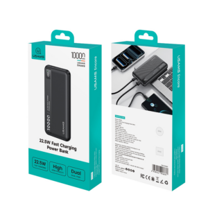 Pin Sạc Dự Phòng USAMS CD263 10000mAh 22.5W (1*Type-C + 1*USB-A port, Digital Display, 3C Certification)